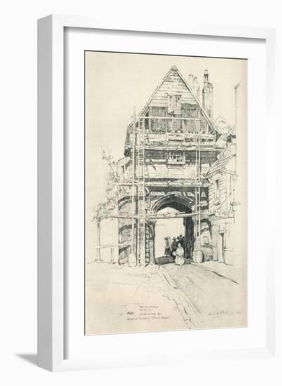 The Gatehouse Rochester, 1925-Sir Leslie Matthew Ward-Framed Giclee Print