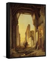 The Gates of El Geber in Morocco-Francois Antoine Bossuet-Framed Stretched Canvas