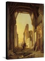 The Gates of El Geber in Morocco-Francois Antoine Bossuet-Stretched Canvas