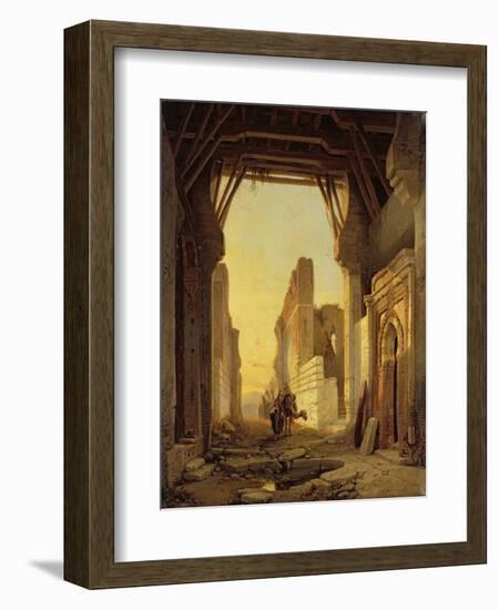 The Gates of El Geber in Morocco-Francois Antoine Bossuet-Framed Giclee Print