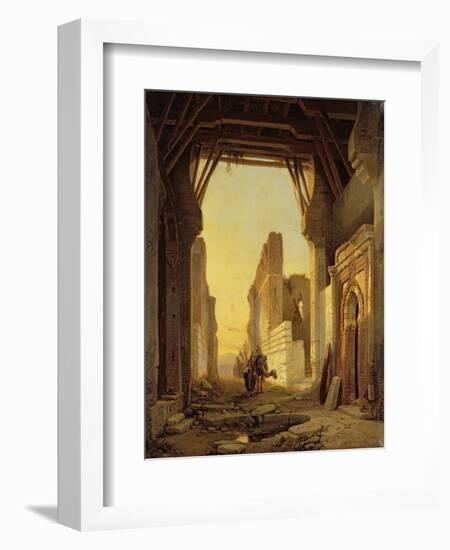 The Gates of El Geber in Morocco-Francois Antoine Bossuet-Framed Giclee Print