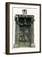 The Gates of Hell, 880-90-Auguste Rodin-Framed Giclee Print