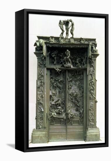 The Gates of Hell, 880-90-Auguste Rodin-Framed Stretched Canvas
