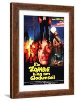 The Gates of Hell, (aka Ein Zombie Hing Am Glockenseil), 1980-null-Framed Art Print