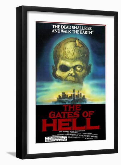 The Gates of Hell, (aka Paura Nella Citta Dei Morti Viventi, aka City of the Living Dead), 1980-null-Framed Art Print