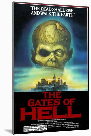 The Gates of Hell, (aka Paura Nella Citta Dei Morti Viventi, aka City of the Living Dead), 1980-null-Mounted Art Print