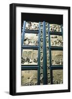 The "Gates of Paradise," Baptistry East doors, Florence, Italy, 1425-1452-Lorenzo Ghiberti-Framed Giclee Print