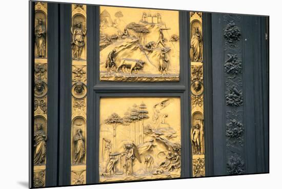 The Gates of Paradise, Baptistry, Florence, Italy, 1425-1452-Lorenzo Ghiberti-Mounted Photographic Print