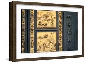 The Gates of Paradise, Baptistry, Florence, Italy, 1425-1452-Lorenzo Ghiberti-Framed Photographic Print