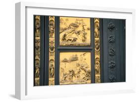 The Gates of Paradise, Baptistry, Florence, Italy, 1425-1452-Lorenzo Ghiberti-Framed Photographic Print