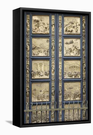 The Gates of Paradise-Lorenzo Ghiberti-Framed Stretched Canvas