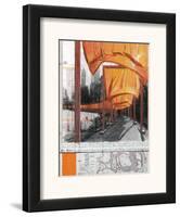 The Gates, Project for Central Park, New York City-Christo-Framed Art Print