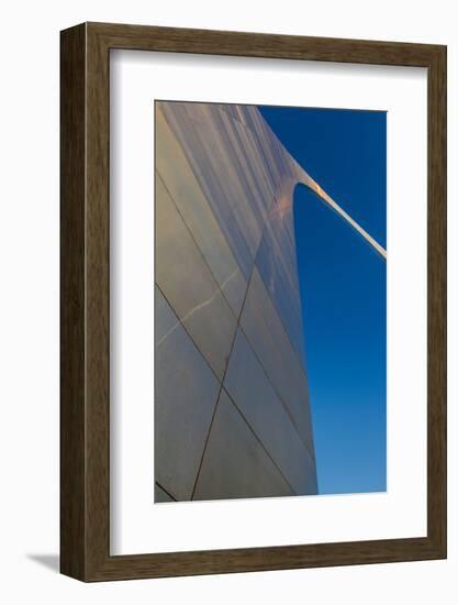 The Gateway Arch in St. Louis, Missouri at Sunrise. Jefferson Memorial-Jerry & Marcy Monkman-Framed Photographic Print