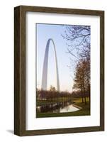 The Gateway Arch in St. Louis, Missouri. Jefferson National Memorial-Jerry & Marcy Monkman-Framed Photographic Print