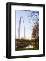 The Gateway Arch in St. Louis, Missouri. Jefferson National Memorial-Jerry & Marcy Monkman-Framed Photographic Print