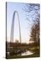 The Gateway Arch in St. Louis, Missouri. Jefferson National Memorial-Jerry & Marcy Monkman-Stretched Canvas