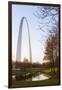 The Gateway Arch in St. Louis, Missouri. Jefferson National Memorial-Jerry & Marcy Monkman-Framed Premium Photographic Print