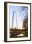 The Gateway Arch in St. Louis, Missouri. Jefferson National Memorial-Jerry & Marcy Monkman-Framed Photographic Print