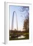 The Gateway Arch in St. Louis, Missouri. Jefferson National Memorial-Jerry & Marcy Monkman-Framed Photographic Print