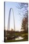 The Gateway Arch in St. Louis, Missouri. Jefferson National Memorial-Jerry & Marcy Monkman-Stretched Canvas