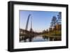 The Gateway Arch in St. Louis, Missouri. Jefferson National Memorial-Jerry & Marcy Monkman-Framed Photographic Print