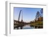 The Gateway Arch in St. Louis, Missouri. Jefferson National Memorial-Jerry & Marcy Monkman-Framed Photographic Print