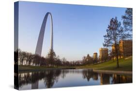 The Gateway Arch in St. Louis, Missouri. Jefferson National Memorial-Jerry & Marcy Monkman-Stretched Canvas