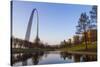 The Gateway Arch in St. Louis, Missouri. Jefferson National Memorial-Jerry & Marcy Monkman-Stretched Canvas