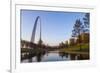 The Gateway Arch in St. Louis, Missouri. Jefferson National Memorial-Jerry & Marcy Monkman-Framed Photographic Print