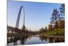 The Gateway Arch in St. Louis, Missouri. Jefferson National Memorial-Jerry & Marcy Monkman-Mounted Photographic Print