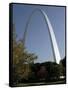 The Gateway Arch Rises High Above the Grounds of the Jefferson National Expansion Memorial-null-Framed Stretched Canvas