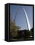 The Gateway Arch Rises High Above the Grounds of the Jefferson National Expansion Memorial-null-Framed Stretched Canvas