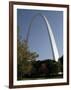 The Gateway Arch Rises High Above the Grounds of the Jefferson National Expansion Memorial-null-Framed Photographic Print