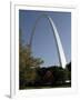 The Gateway Arch Rises High Above the Grounds of the Jefferson National Expansion Memorial-null-Framed Photographic Print