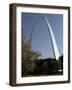 The Gateway Arch Rises High Above the Grounds of the Jefferson National Expansion Memorial-null-Framed Photographic Print