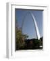 The Gateway Arch Rises High Above the Grounds of the Jefferson National Expansion Memorial-null-Framed Photographic Print