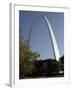 The Gateway Arch Rises High Above the Grounds of the Jefferson National Expansion Memorial-null-Framed Photographic Print