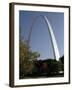 The Gateway Arch Rises High Above the Grounds of the Jefferson National Expansion Memorial-null-Framed Photographic Print