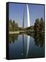 The Gateway Arch-null-Framed Stretched Canvas