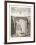 The Gateway at Charterhouse, Finsbury, London, C1800-John Barlow-Framed Giclee Print