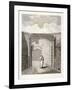 The Gateway at Charterhouse, Finsbury, London, C1800-John Barlow-Framed Giclee Print