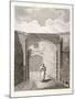 The Gateway at Charterhouse, Finsbury, London, C1800-John Barlow-Mounted Giclee Print