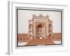 The Gateway at Futtypore, Sicri, C. 1815-null-Framed Giclee Print