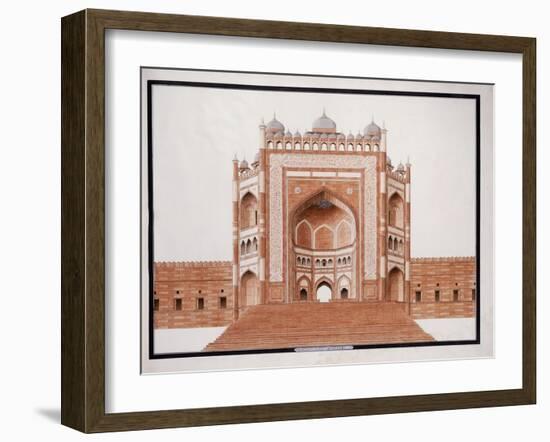 The Gateway at Futtypore, Sicri, C. 1815-null-Framed Giclee Print