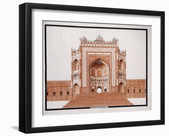 The Gateway at Futtypore, Sicri, C. 1815-null-Framed Giclee Print