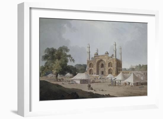 The Gateway Leading to Akbar's Mausoleum, Sikandra, Uttar Pradesh-Thomas & William Daniell-Framed Giclee Print
