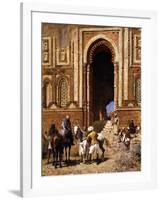 The Gateway of Alah-Ou-Din, Old Delhi, Late 19th Century-Edwin Lord Weeks-Framed Giclee Print