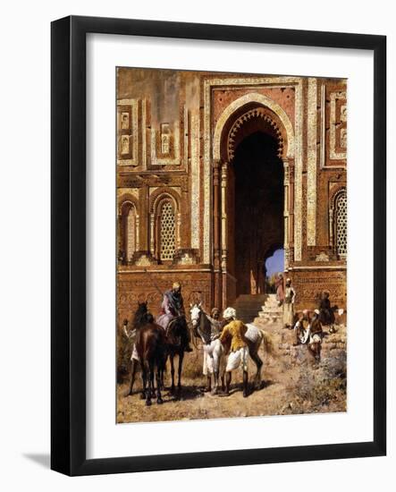 The Gateway of Alah-Ou-Din, Old Delhi, Late 19th Century-Edwin Lord Weeks-Framed Giclee Print