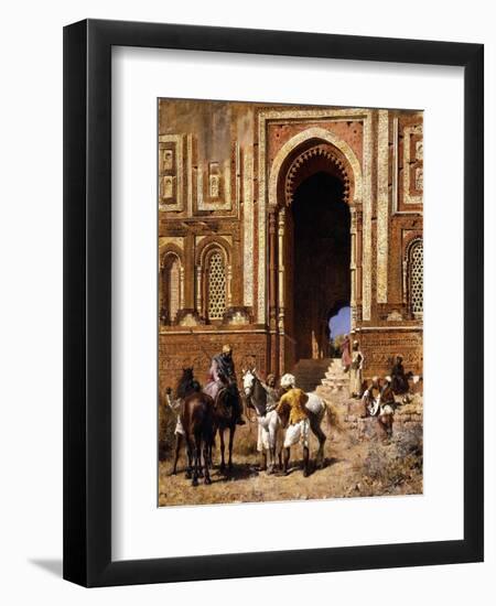 The Gateway of Alah-Ou-Din, Old Delhi, Late 19th Century-Edwin Lord Weeks-Framed Giclee Print