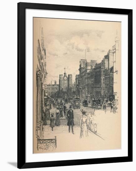 The Gateway of St. Jamess Palace from St. Jamess Street, 1902-Thomas Robert Way-Framed Giclee Print